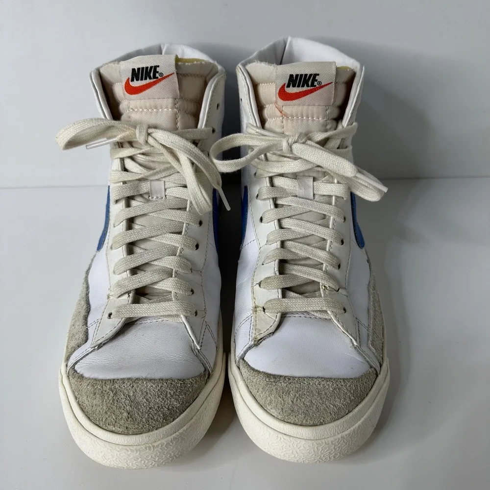 Nike Blazer Mid 77 Vintage Pacific Blue Sneakers BQ6806-400 Mens 8 Womens 9.5